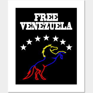 Free Venezuela - Venezuela Libre Posters and Art